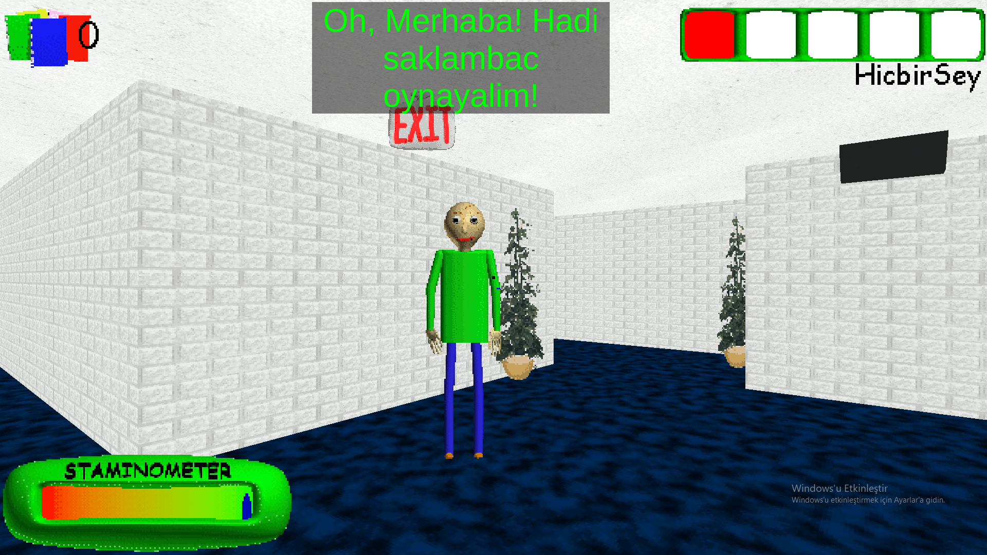 Baldi’s Basics Plus Türkçe yama 1. ekran görüntüsü