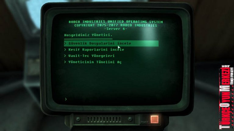 Fallout 3 Türkçe yama 3. ekran görüntüsü