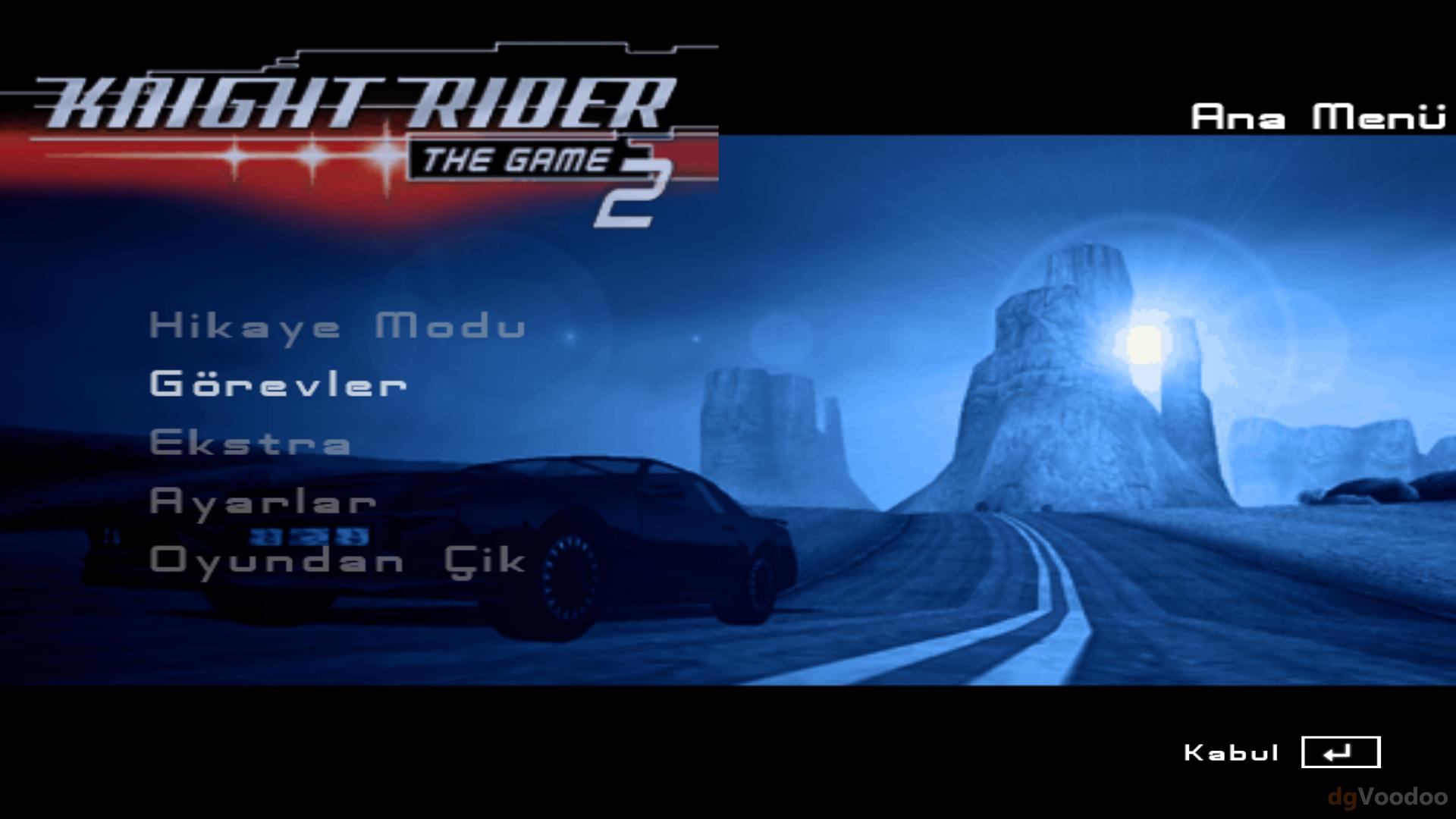 Knight Rider 2: The Game Türkçe yama 1. ekran görüntüsü