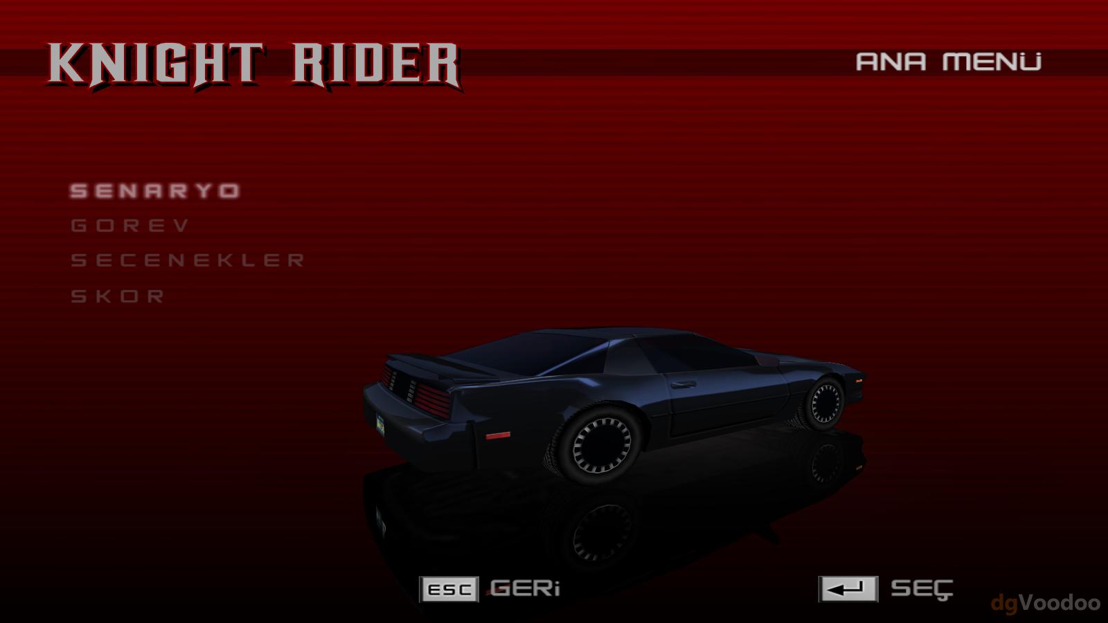 Knight Rider: The Game Türkçe yama 1. ekran görüntüsü