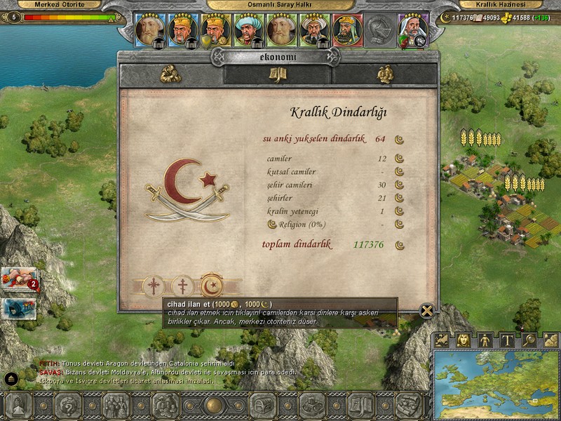 Knights of Honor Türkçe yama 3. ekran görüntüsü