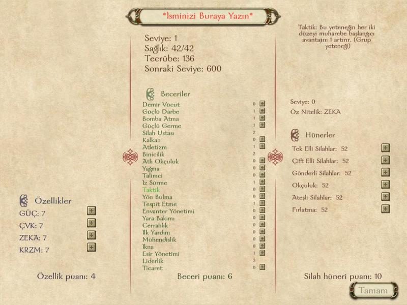 Mount & Blade: Ateş ve Kılıç Türkçe yama 2. ekran görüntüsü