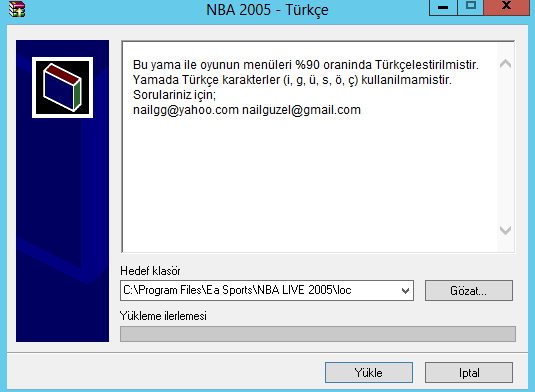 NBA Live 2005 Türkçe yama 1. ekran görüntüsü