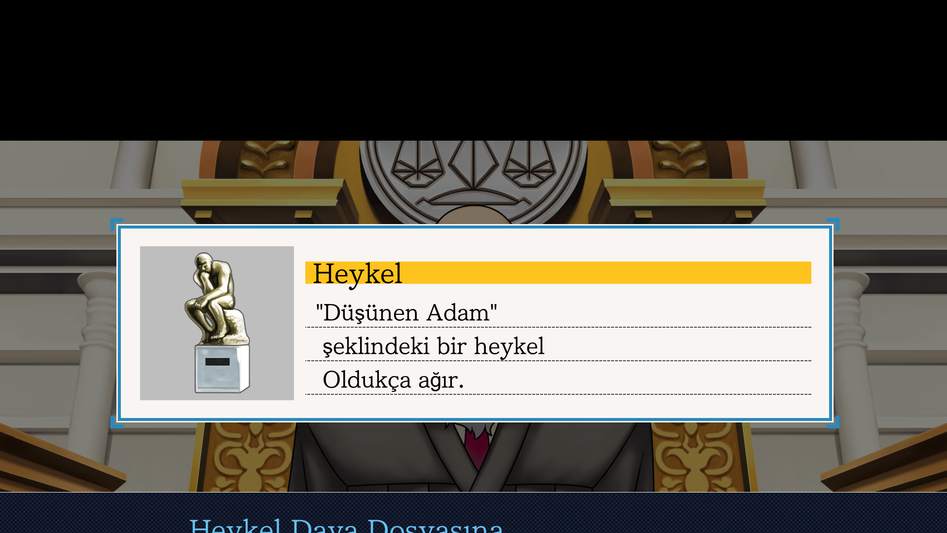 Phoenix Wright: Ace Attorney Trilogy – The First Turnabout Episode 1 Türkçe yama 1. ekran görüntüsü