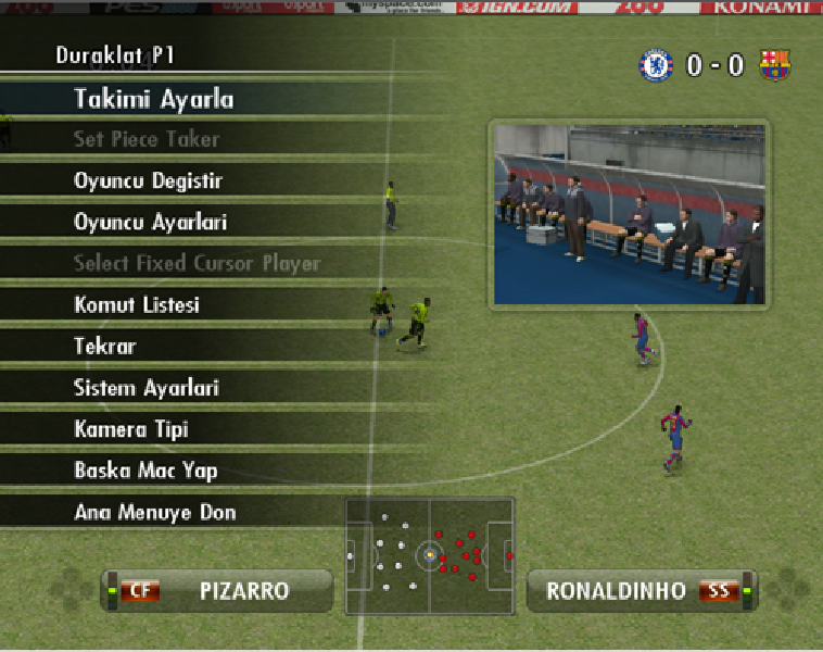 Pro Evolution Soccer 2008 Türkçe yama 3. ekran görüntüsü