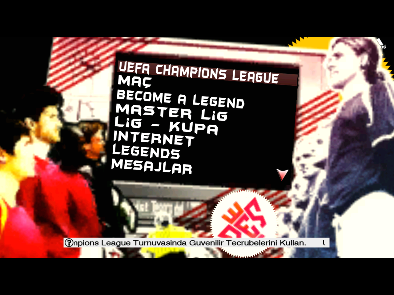 Pro Evolution Soccer 2009 Türkçe yama 3. ekran görüntüsü