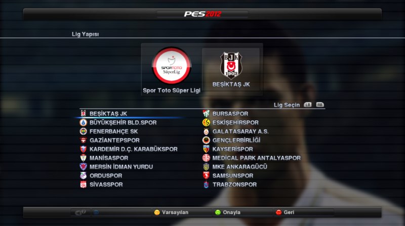 Pro Evolution Soccer 2012 Türkçe yama 2. ekran görüntüsü