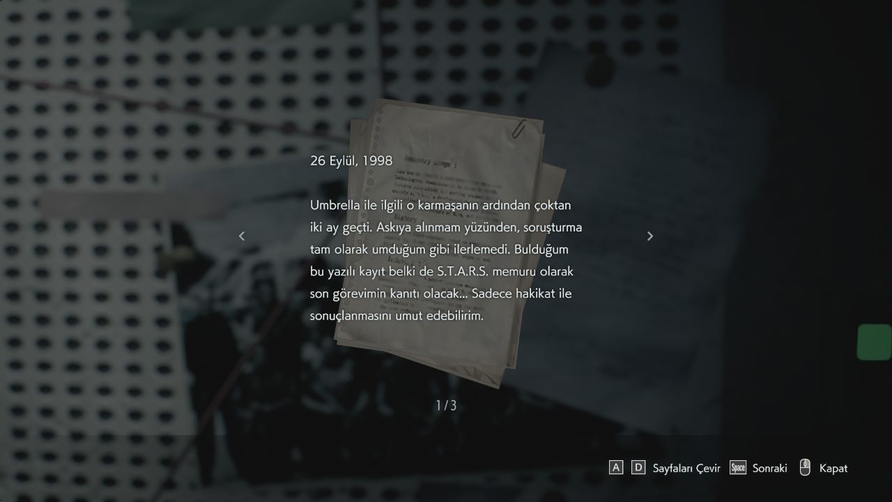 Resident Evil 3 Remake Türkçe yama 3. ekran görüntüsü
