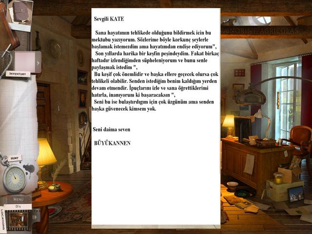 The Secret Legacy: A Kate Brooks Adventure Türkçe yama 1. ekran görüntüsü