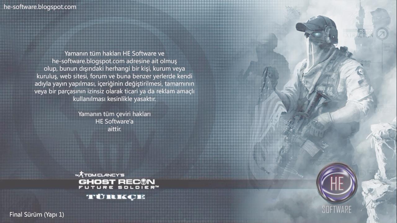 Tom Clancy’s Ghost Recon: Future Soldier Türkçe yama 3. ekran görüntüsü