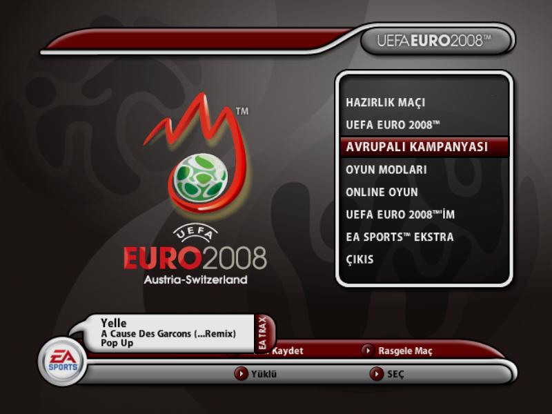 UEFA Euro 2008 Türkçe yama 1. ekran görüntüsü